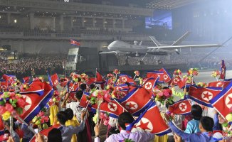 North Korea boasts of drones and ballistic missiles to Russia and China