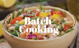 Batch Cooking weekly menu for the week of July 31 to August 4