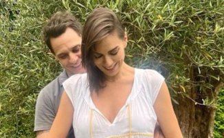 Patricia Pardo and Christian Gálvez announce that they are expecting their first child after being married for a year