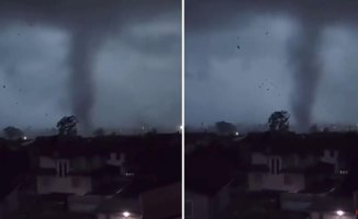 An unexpected tornado hits the city of Milan