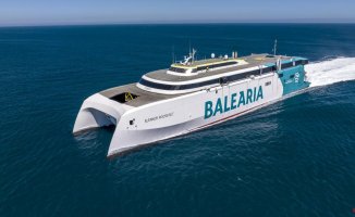 Baleària will stop emitting almost 80,000 tons of CO2 in 2023 thanks to the consumption of natural gas