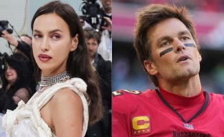 Tom Brady and Irina Shayk, seen "in an affectionate attitude" at their home in Los Angeles