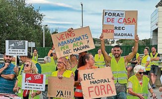 Queues on the C-35 due to a protest by residents of Llagostera