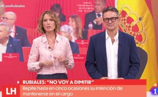 The presenter Silvia Intxaurrondo, firm against Rubiales: "This man does not represent the values ​​of football that I teach my children''