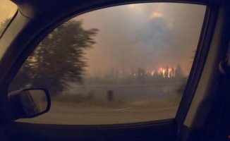 The voracity of the flames brings to 35,000 people evacuated in Canada