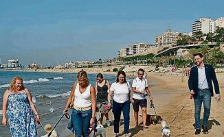 The Government orders the closure of the only area for dogs on the beach in Tarragona