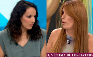 Valeria Vegas gives the presenter Rebeca Haro a hard time after hesitating her live