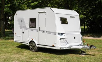 Knaus Yaseo, the ideal caravan for electric cars due to its weight and aerodynamics