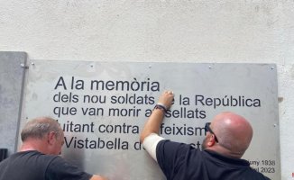 Vistabella honors and buries the remains of 9 anonymous republicans shot after the battle