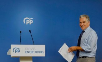 The PP unsuccessfully presses the PNV for the investiture: "Everything remains the same"