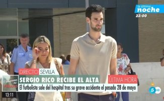 The emotional farewell of Alba Silva with the toilets that have treated Sergio Rico: "The true heroes"