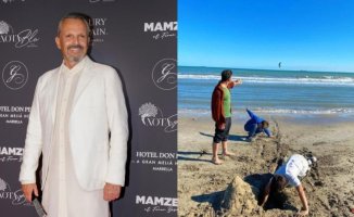 This has been the eventful vacation of Miguel Bosé and Nacho Palau with their children in Mallorca