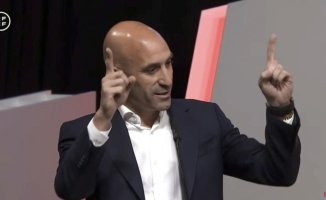 The phrases of Rubiales' appearance: from "false feminism" to "the emotion was great"