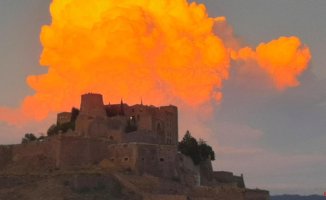 Crown of clouds at Cardona castle