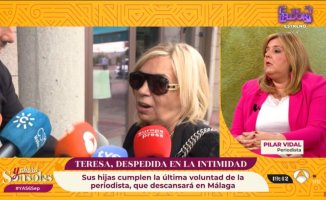 Pilar Vidal reveals the most emotional moments of María Teresa Campos' funeral: "The most exciting thing was when Terelu read the letter dedicated to her mother"