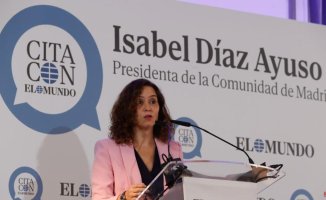Ayuso insists on challenging Sánchez to call elections with Feijóo's investiture pending