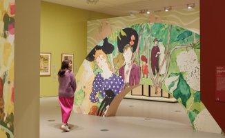 Works by Bonnard and designs by India Mahdavi: in this exhibition the wall rivals art