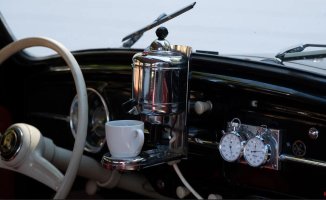 The old obsession with making coffee in the car