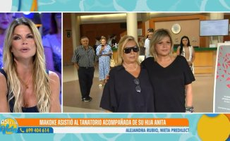 Makoke reconciles with Terelu at the funeral of María Teresa Campos who also brings her two daughters closer: Anita and Alejandra Rubio