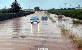 The DANA leaves several affected buildings and 10 rescues in cars trapped by water in Catalonia