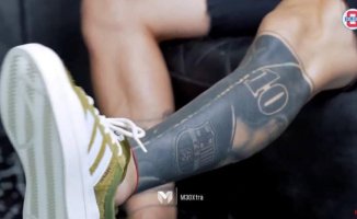 Messi: "I got this tattoo to show my love for the club that made me what I am"