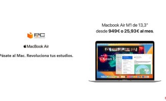 PcComponentes invites you to switch to Mac with a magnificent offer for the MacBook Air M1