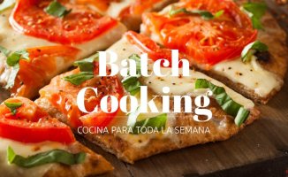 Batch Cooking weekly menu for the week of October 2 to 6
