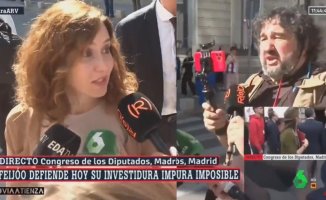 Tense confrontation between Isabel Díaz Ayuso and a reporter from Pablo Iglesias' television: "Do you think it is acceptable?"