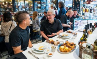 This is what Tim Cook, CEO of Apple, ate during his visit to Madrid