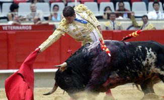 It would be a serious afternoon for Serafín Marín on his return to Las Ventas