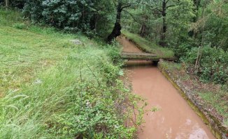 The Berga industrial canal overcomes the drought