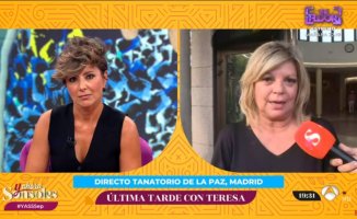 The exciting message from Terelu Campos to Sonsoles Ónega on the day of her mother's death: "Your father has been part of my mother's life"