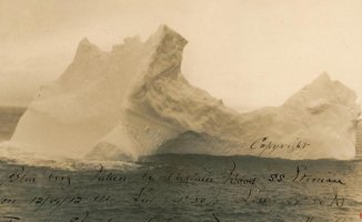 The photograph of the iceberg that sank the Titanic a century later comes to light