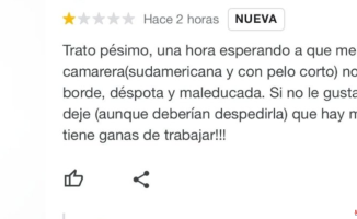 Racism surrounds the negative review of a bar: "The customer wants to be human resources and have the right to everything"