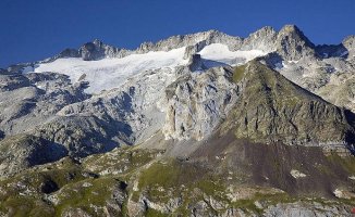 The glacier of La Maladeta, in the Aragonese Pyrenees, will disappear completely in the next decade