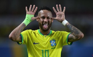 Neymar, after his record with Brazil: "I'm not better than Pelé"