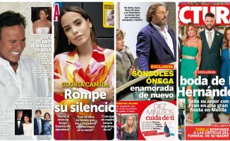 Julio Iglesias, Gloria Camila, Sonsoles Onega and Kiko Hernández star on the covers