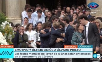 Emotional last goodbye to Álvaro Prieto from his family and friends in Córdoba