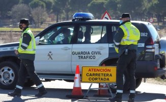 Two dead and one injured in an accident involving two trucks on the A-6 in Valladolid