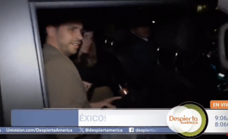 Piqué's reaction to a reporter's shout reminding him of Shakira: "They hate you!"
