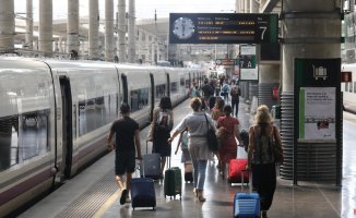 The circulation of long-distance trains in Atocha has been recovered after solving a breakdown