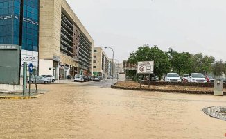 The storm 'Aline' causes flooding and mobility problems in the center and south