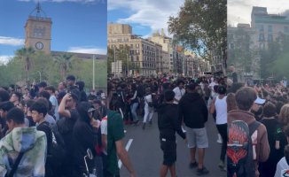 A marketing action unleashes chaos in the center of Barcelona