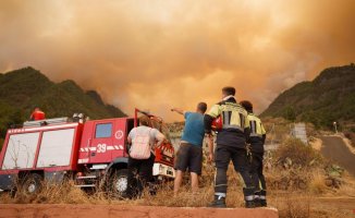 Some 2,600 people evicted due to the reactivation of the August fire in Tenerife