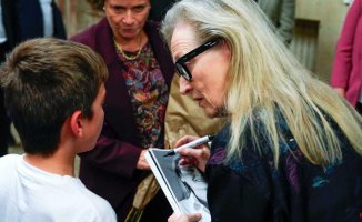 Juan, the 10-year-old boy who cried with emotion when he met Meryl Streep