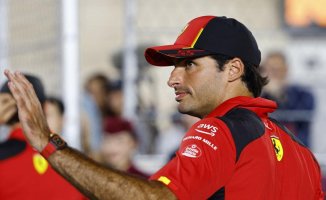 Carlos Sainz, out of the Qatar race due to the breakdown of his Ferrari