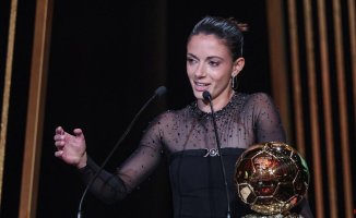 Aitana Bonmatí's emotional speech after winning the Golden Ball