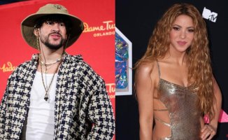 Bad Bunny replies to Shakira and covers "Women don't cry, women bill" in masculine