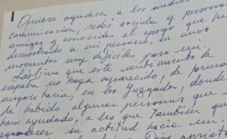 The letter from the old man convicted of killing a thief in his house: "God squeezes but does not suffocate, although he squeezes me quite a bit now"