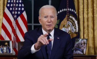 Biden asks Congress for military help against the "tyrant" Putin and the "terrorists" of Hamas